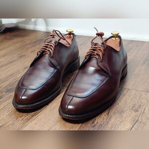 Allen Edmonds Delray [1248] Mens Dark Brown Blutcher Dress Shoes Size 10 D